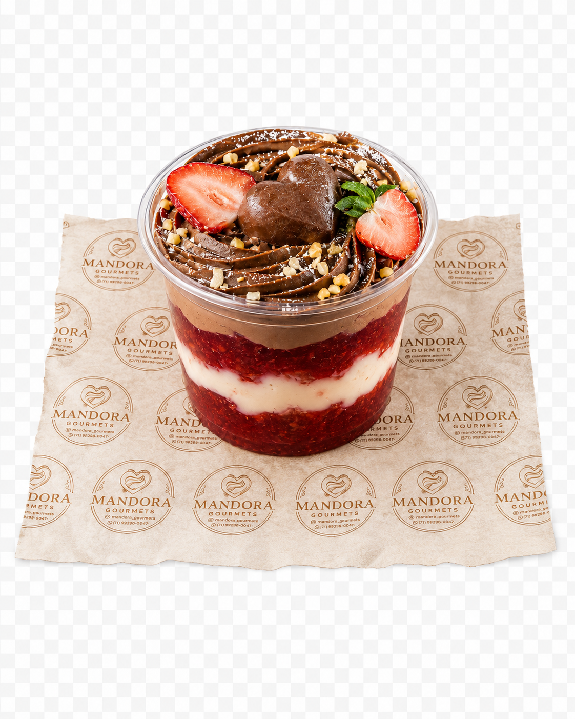 Bolo de Pote Ninho com Nutella
